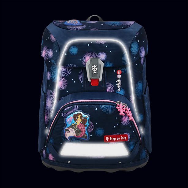 Školní aktovka Step by Step FIT, Mermaid Delia - 5 dílný set, AGR certifikát