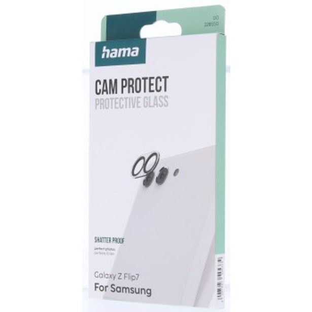 Hama Cam Protect, ochranné sklo fotoaparátu pro Samsung Galaxy Z Flip7, průhledné