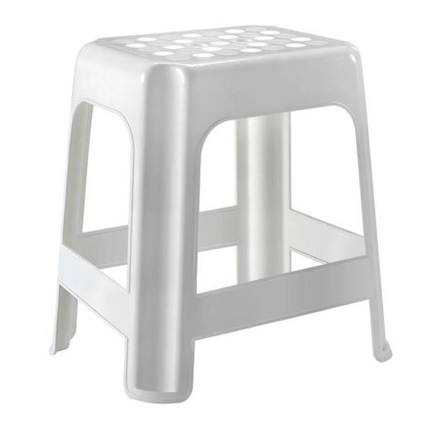 heidrun STOLIČKA DO KOUPELNY, PLAST, 43X34X42CM DO 100KG_hamashop