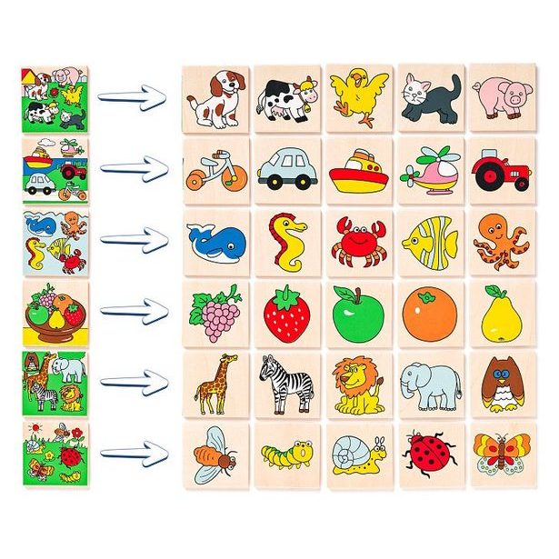 Přilož kam co patří velké (6x6)