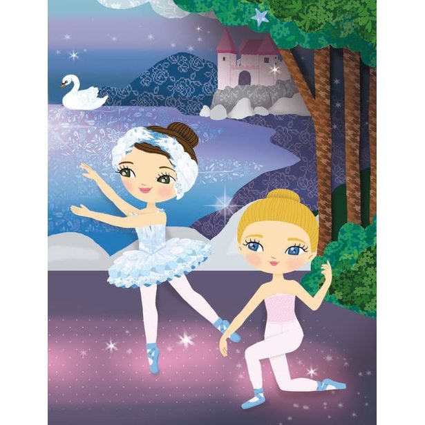 Šaty pre baletku EMMU – Kniha samolepiek