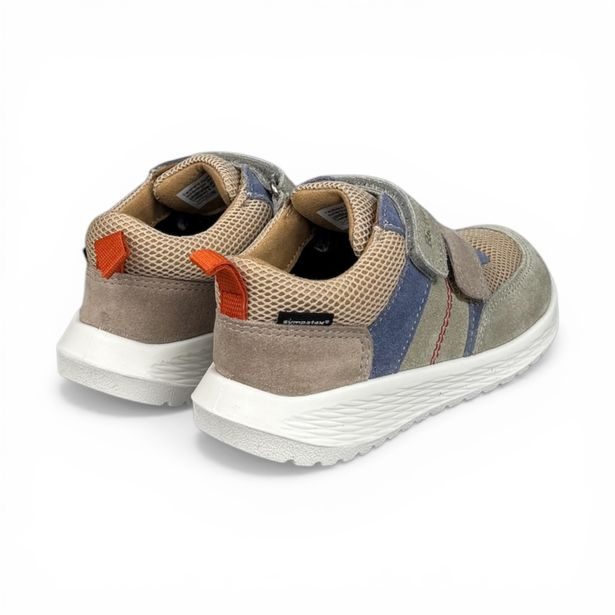 Dětské celoroční boty s membránou Richter - hnědo-zelené