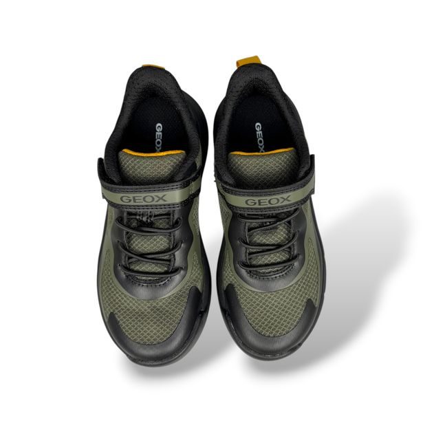Khaki chlapecké tenisky Geox Pro-Ran