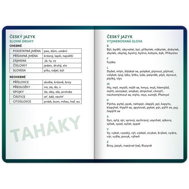 NOTIQUE Školní diář Zelený (září 2025 – prosinec 2026), 9,8 x 14,5 cm