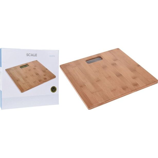 váha 180kg osob.dig. BAMBUS, 30x30cm, vč. bat.