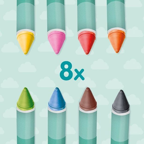 SES Zábava ve vaně - voskovky, 8 ks