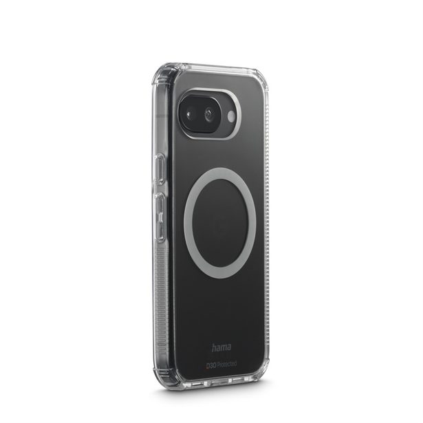 Hama Extreme Protect, kryt pro Google Pixel 10a, magnetický, D3O®, nežloutne, průhledný