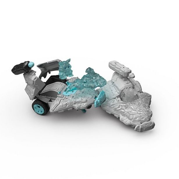 SCHLEICH Ledové vozidlo na tryskový pohon s mini figurkou MINI CREATURE