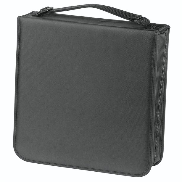 Hama Wallet 208, pouzdro pro 208 CD/DVD/Blu-ray disků, polyester, černé