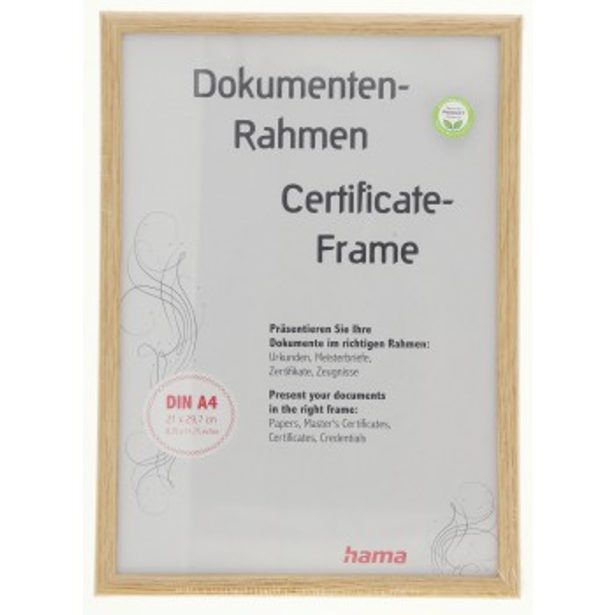 Hama rámeček plastový SWING, přírodní, 21x29,7 cm (formát A4)