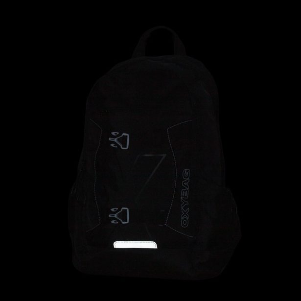 Studentský batoh OXY Zero Black white