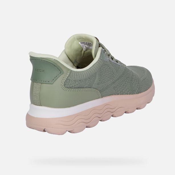 Khaki dámské tenisky Geox Spherica Plus