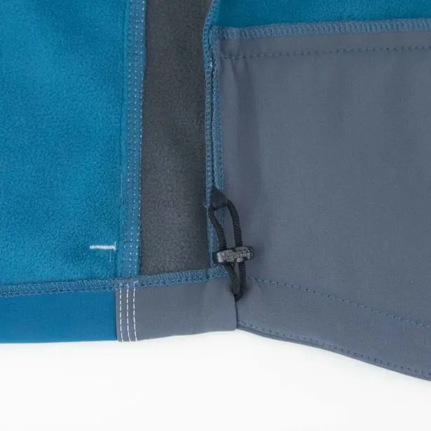 ESITO Dětská softshellová bunda DUO Turquoise - černá