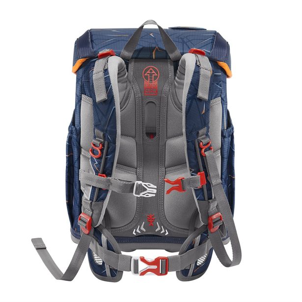 Školní aktovka CLOUD pro prvňáčky - 5dílný set, Step by Step Helicopter Sam, certifikát AGR