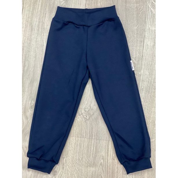 ADELLINO Dětské bavlněné tepláky modré