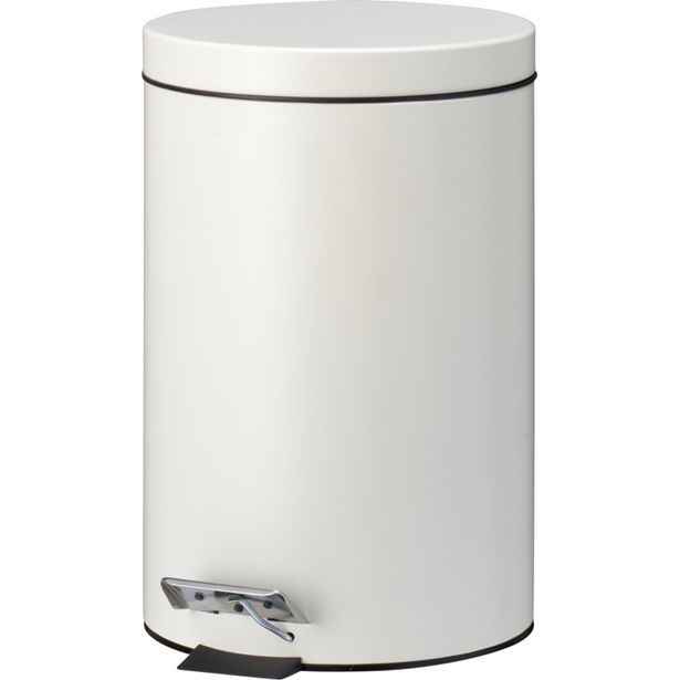 EXCELLENT HOUSEWARE Odpadkový koš pedálový 12 a 3 l krémová KO-C88000070