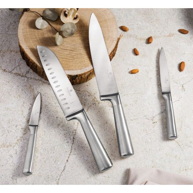 BERLINGERHAUS Sada nožů se stojanem z akátového dřeva 6 ks Stainless steel BH-3124