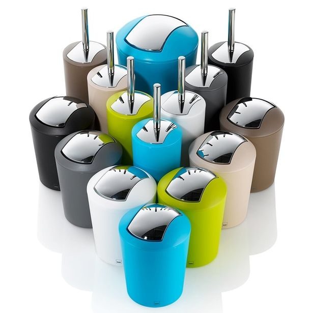 KELA Odpadkový koš MARTA 5l plast, černý KL-22300