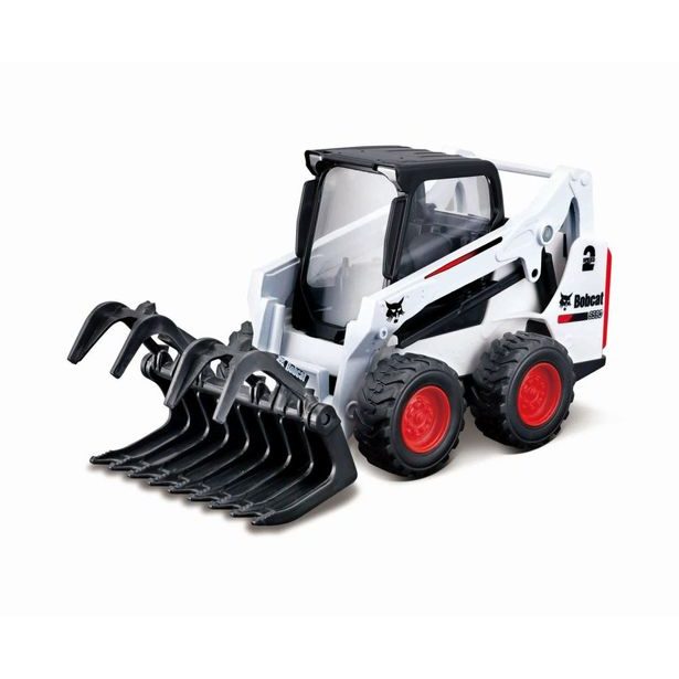 Bburago ASST 10 cm Bobcat stroje (12ks - 4druhy)