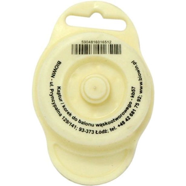 zátka d57mm s uzávěrem kvas., pryž