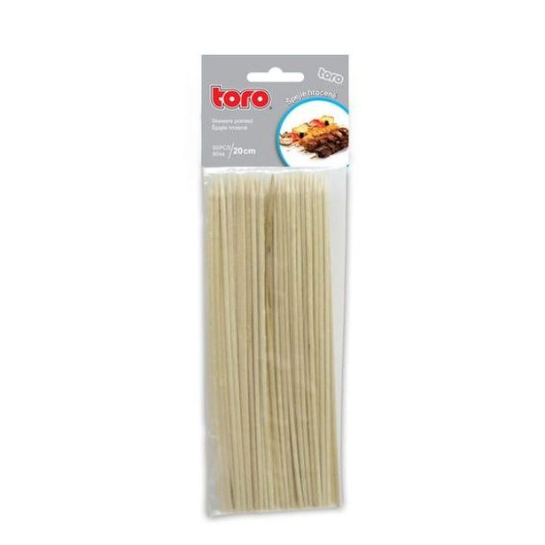 TORO Špejle hrocené 50ks, 20 cm_hamashop