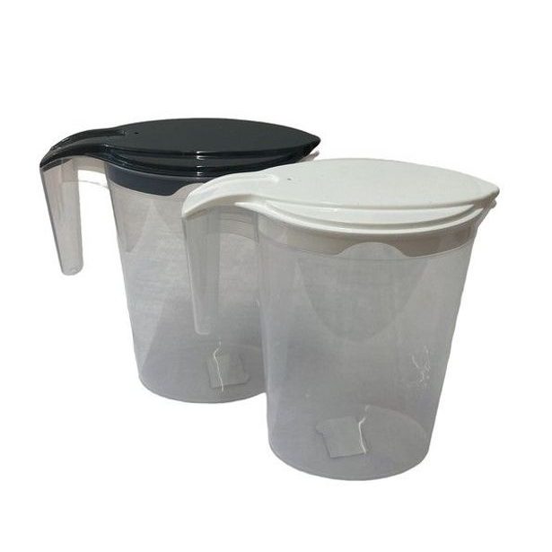 džbán 2,0l s víčkem, oválný 11x21x26, plast