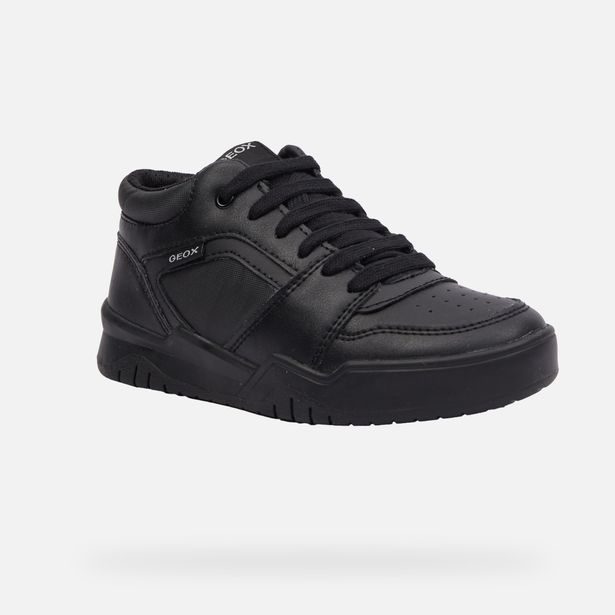 Černé chlapecké tenisky Geox Perth