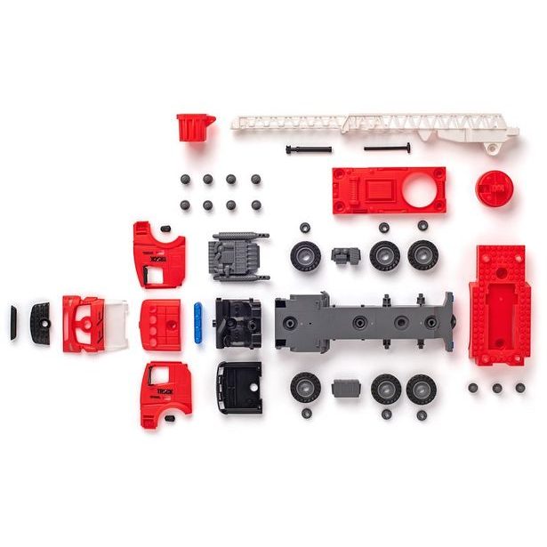 Auto Hasič na dálkové ovládání, stavebnice, 30cm