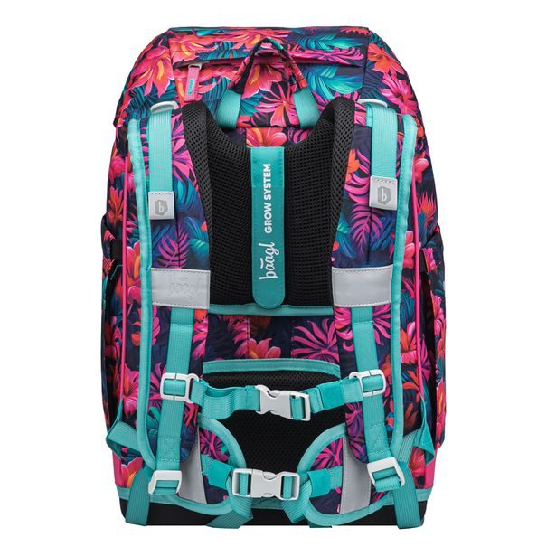 BAAGL SET 5 Airy Plus Plameňáci: batoh, penál, sáček, zástěra, peněženka