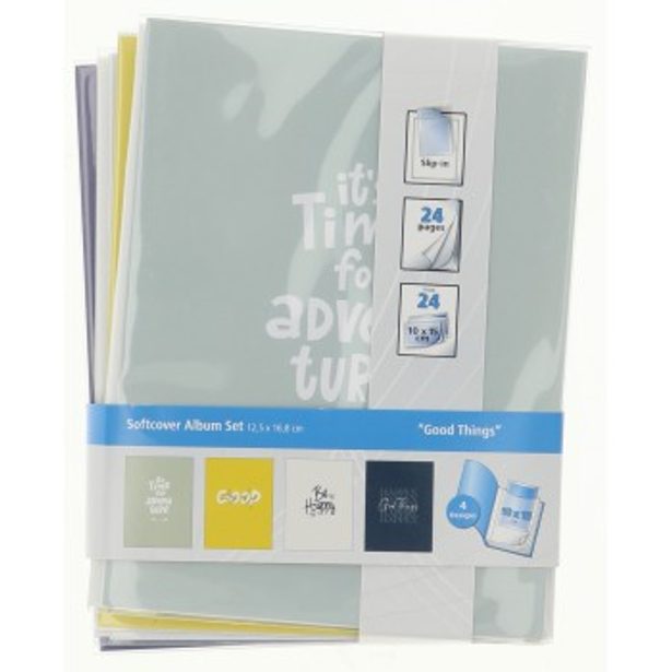Hama album soft GOOD THINGS 10x15/24, barevný mix, set 4 ks