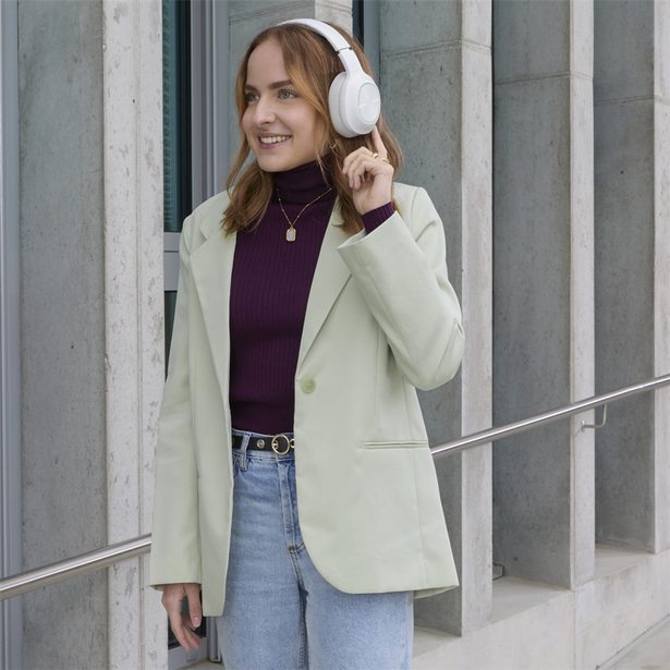 Hama Bluetooth sluchátka Spirit Calypso III, uzavřená, bílá
