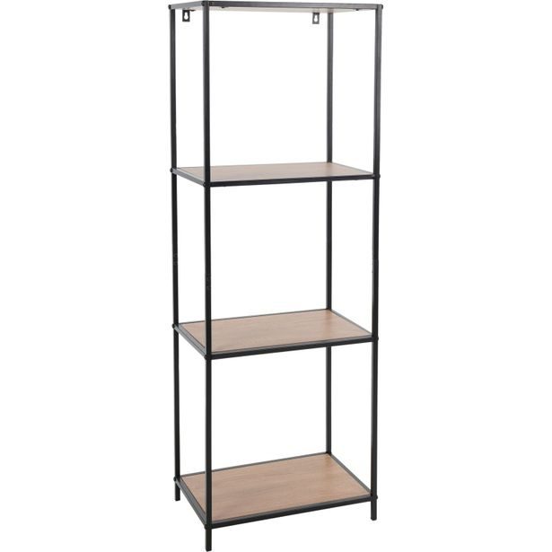 HOMESTYLING Regál s policemi 130 x,45 cm KO-NB1510180