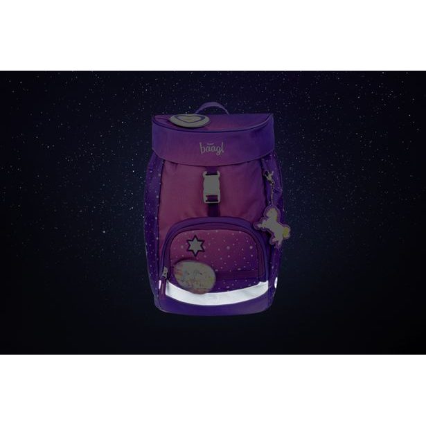 BAAGL Školní batoh Airy Koně srdce