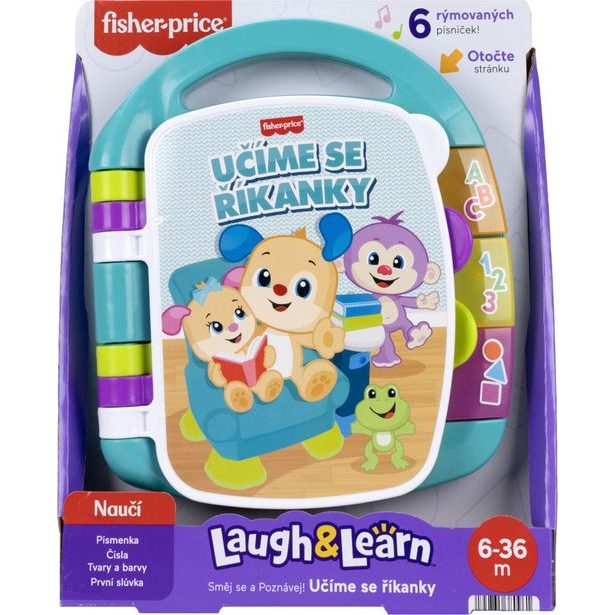 Fisher Price UČÍME SE ŘÍKANKY SK