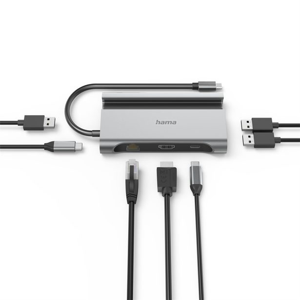 Hama USB-C hub Connect2Mobile V2, multiport, 7 portů