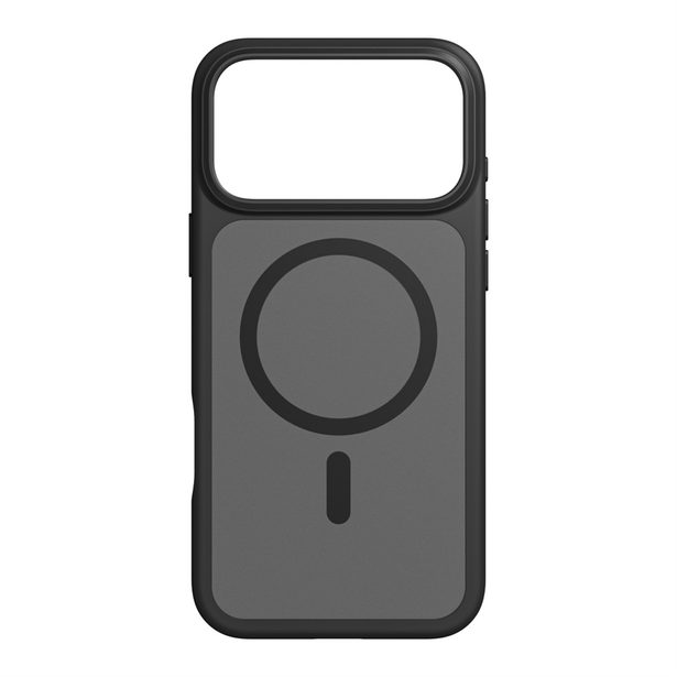Black Rock Hybrid Case, kryt pro Apple iPhone 17 Pro Max, magnetický, matný, poloprůhledný černý