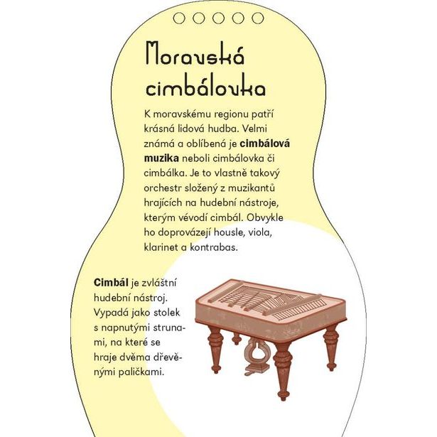 Oblékáme moravské panenky NATÁLKA – Omalovánky Baagl