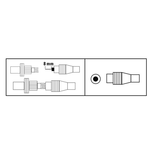 Hama konektor koax vidlice IEC rovná