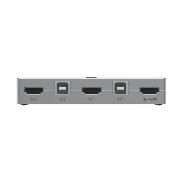 Hama KVM přepínač pro 2 PC na 1 monitor, 3xUSB, 1xHDMI, včetně kabelů