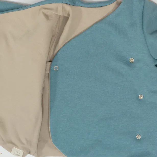 ESITO Dětská bunda WRAP Warmkeeper ZOE Teal - modrá