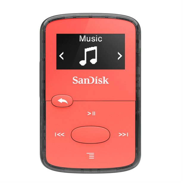 SanDisk MP3 Clip Jam 8GB MP3, červená