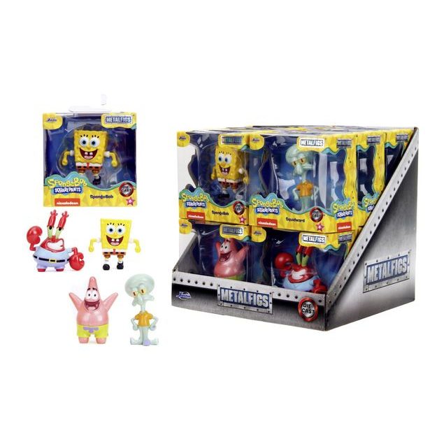 Sponge Bob figurka 2,5", 4druhy, DP12, Wave 1
