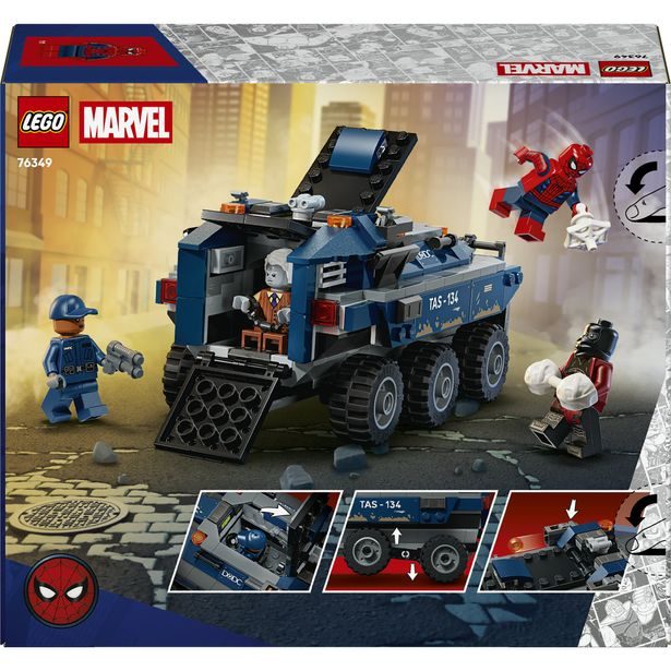 Spider-Man a honička za vězeňským transportérem