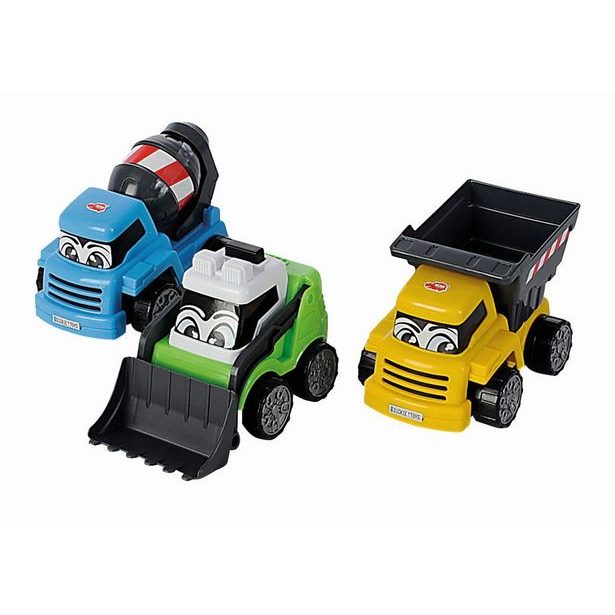 ABC Happy Stavební auto, 13cm, 6 druhů