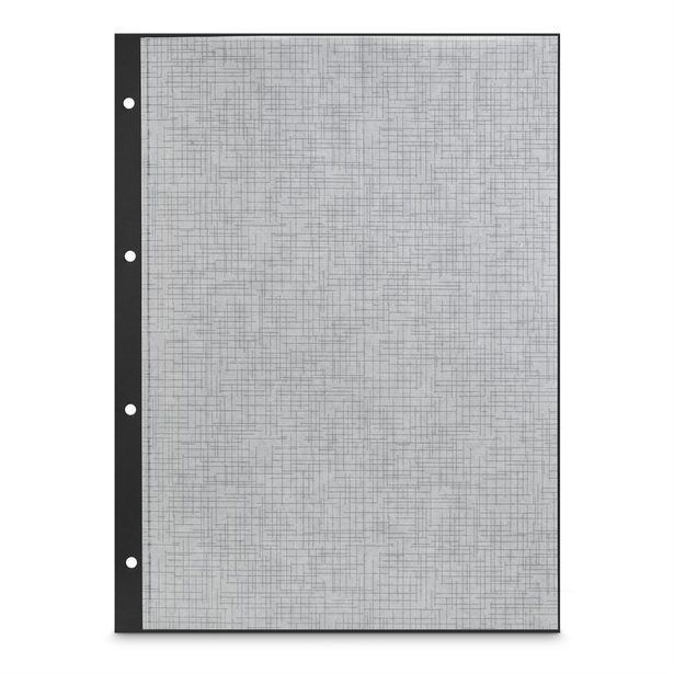 Hama fotokarton s pergamenem, 23,3 x 31 cm, děrovaný, 25 listů, černý