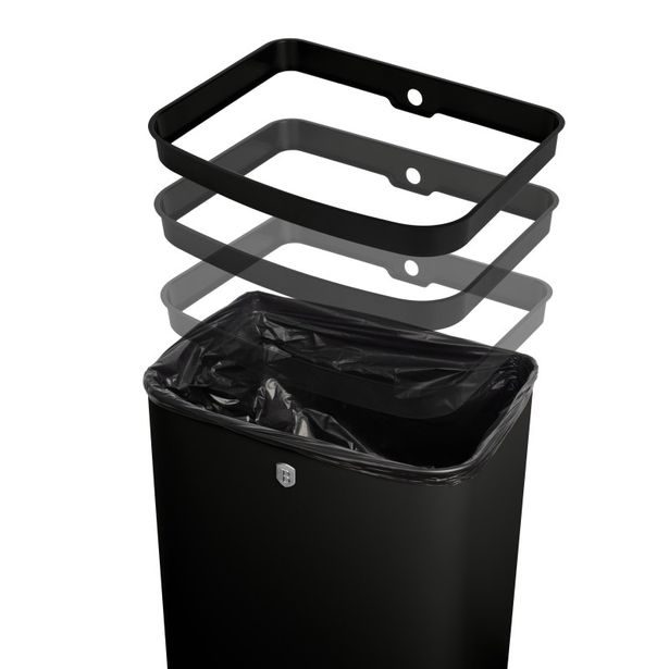 BERLINGERHAUS Koš odpadkový se senzorovým otvíráním 60 l Black Vantage Collection/Matte Black Collection BH-9795