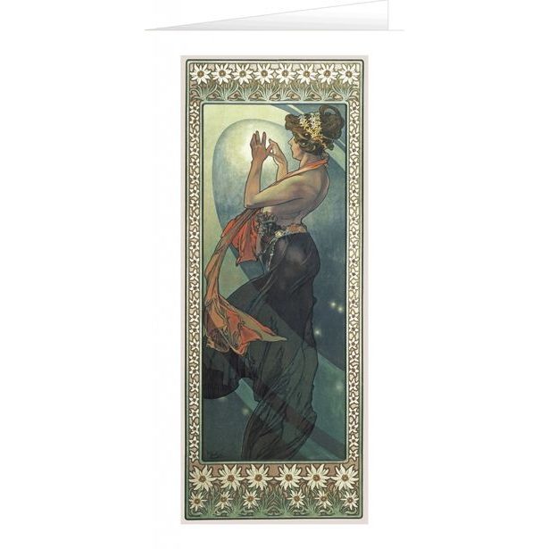 Blahopřání Alfons Mucha – Pole Star Baagl