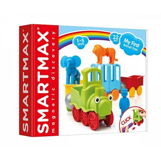 Smartmax - Můj první vláček se zvířátky - 25 ks