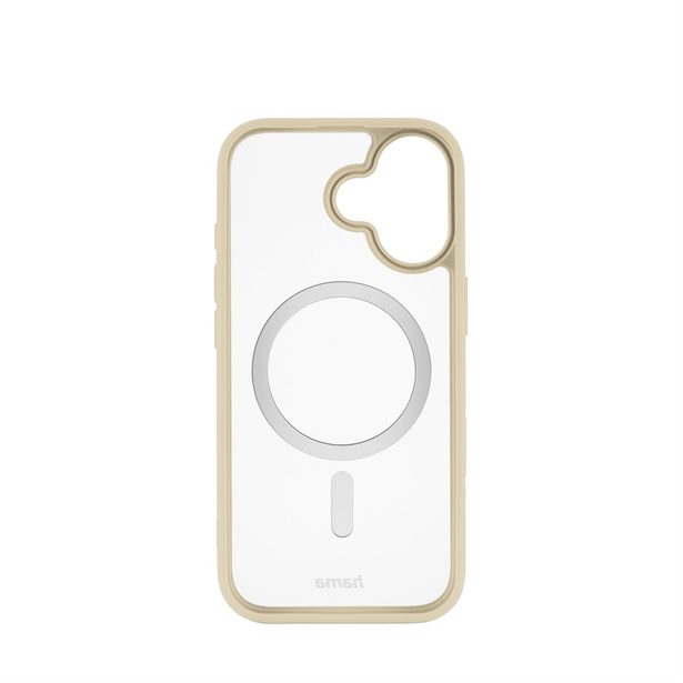 Hama Frame Protect, kryt pro Apple iPhone 17, magnetický, průhledný/béžový