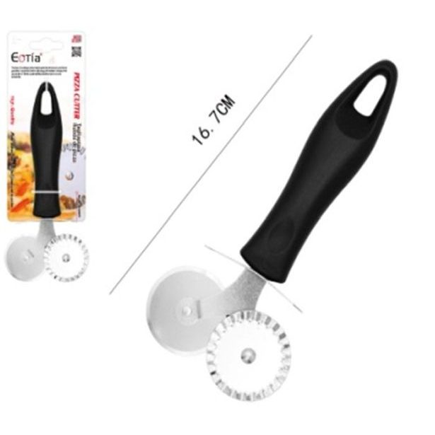 kráječ pizza+rádýlko 16,7cm NR, EOTIA, plast.drž.